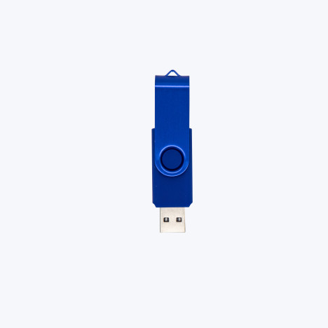USB flash tünd mavi Metal